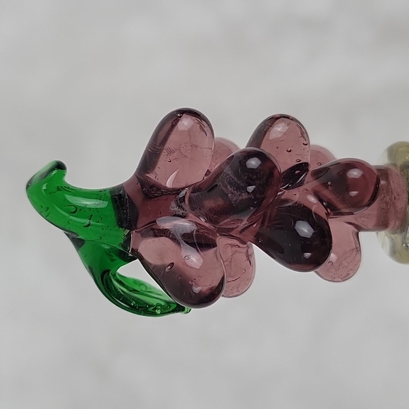 Four Piece Cheese Knives Set for Charcuterie Board Utensils Glass Grapes - Picture 9 of 9